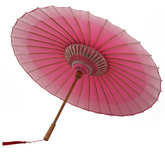 Rose Pink-Handcrafted Chinese Oil-Paper Umbrella
