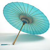Blue-Handcrafted Oil Paper Umbrella