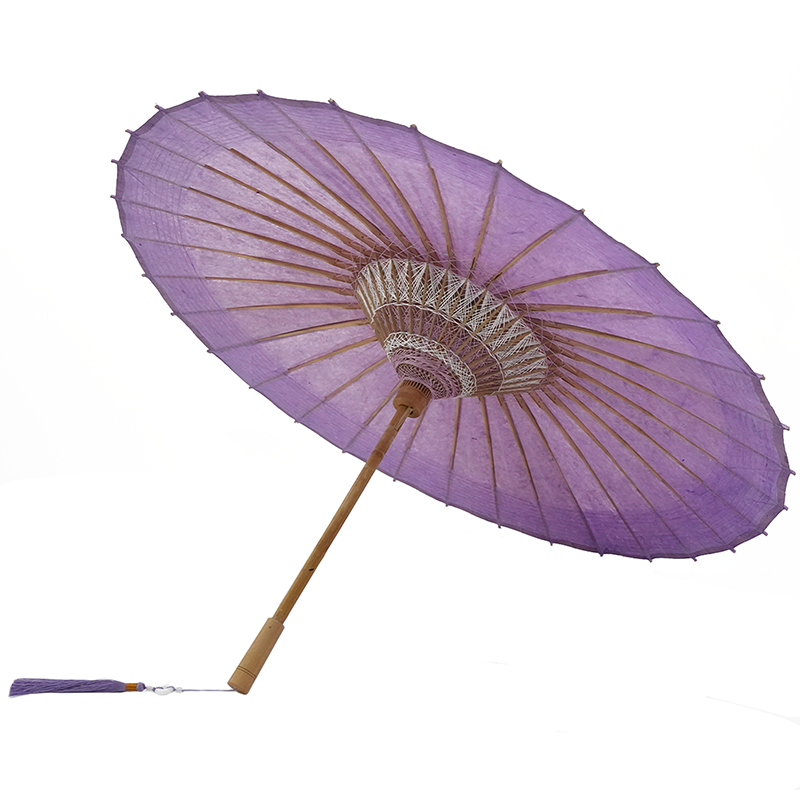 Purple-Chinese Handmade Oil-Paper Umbrella